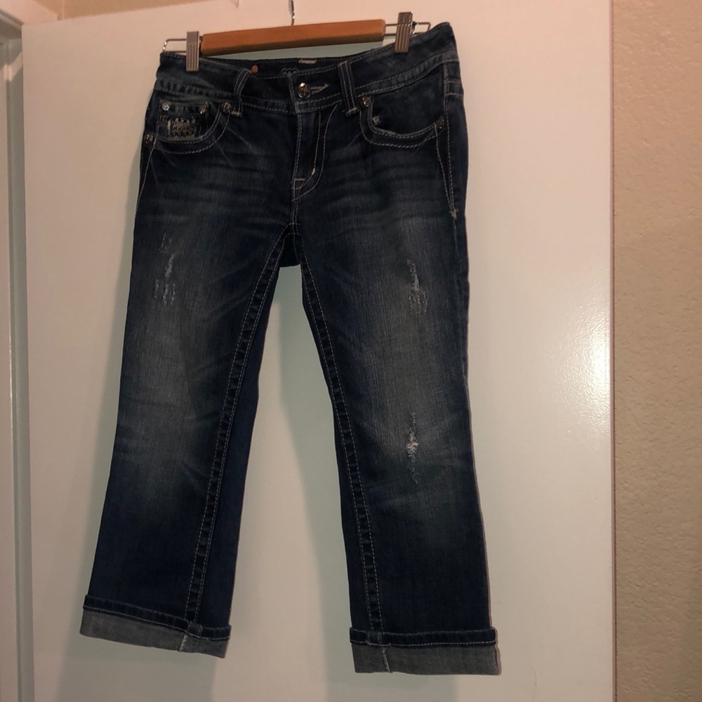 Miss Me capri blue jeans